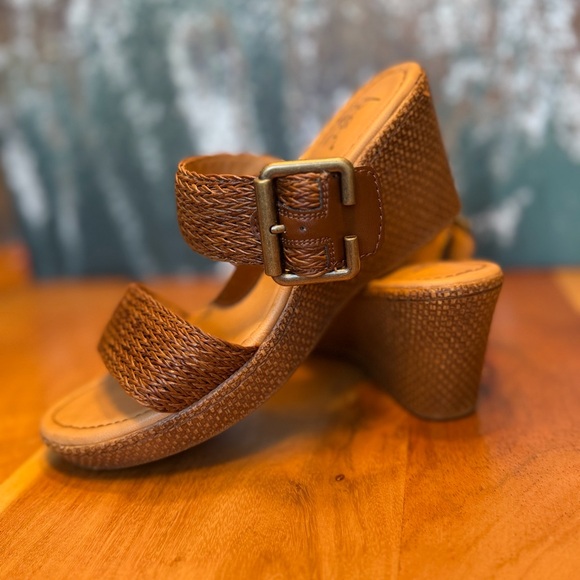 boc Shoes - b.o.c. Born Concept Woven Platform Wedges – Size 9 (EUC)